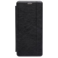 Чехол-книжка со строчкой для Samsung Galaxy A51 (black)