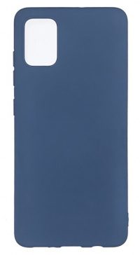 Накладка оригинальная Silicone cover Samsung Galaxy S10 Lite (silky & soft-touch) (dark blue)