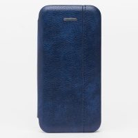 Чехол-книжка со строчкой для Sansung Galaxy A50/A30s (dark blue)