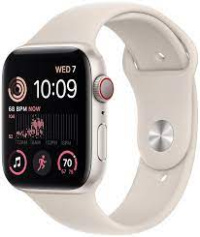 Умные часы Apple Watch Series SE Gen 2 (2023) 44mm Aluminium Case Starlight/Starlight Sport Band