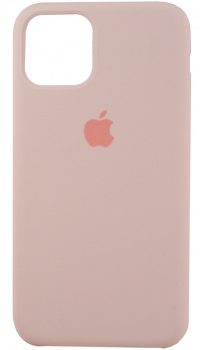 Накладка оригинальная Silicone cover iPhone 12/12 Pro (silky & soft-touch) (pink sand)