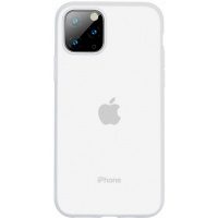 Накладка оригинальная Silicone cover iPhone 11 Pro (silky & soft-touch) (white)