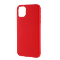 Накладка оригинальная Silicone cover iPhone 11 (silky & soft-touch) (red)