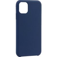 Накладка оригинальная Silicone cover iPhone 11 Pro Max (silky & soft-touch) (dark blue)