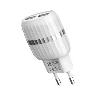Сетевое зарядное устройство Borofone 2400 mA (white)