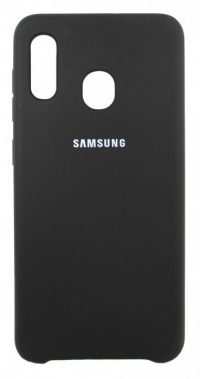 Накладка оригинальная Silicone cover Samsung Galaxy Note 10+ (silky & soft-touch) (black)