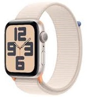 Умные часы Apple Watch SE (2024) GPS 44mm Aluminium Case Starlight/Starlight Sport Loop