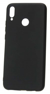 Накладка оригинальная Silicone cover Honor 8X (silky & soft-touch) (black)