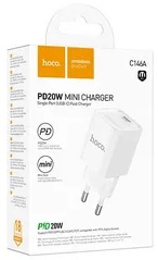 Сетевое зарядное устройство HOCO Charm USB-C 3.0А 20 Вт (C146A)