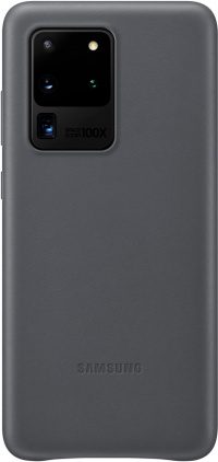 Накладка оригинальная Silicone cover Samsung Galaxy S20 Ultra (silky & soft-touch) (grey)