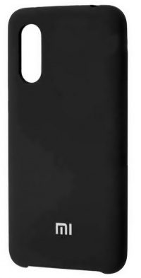 Накладка оригинальная Silicone cover Xiaomi Mi9 SE (silky & soft-touch) (black)