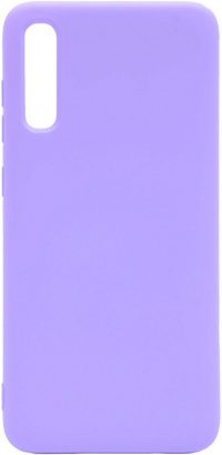 Накладка оригинальная Silicone cover Samsung Galaxy S20+ (silky & soft-touch) (purple)
