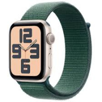 Умные часы Apple Watch SE (2024) GPS 40mm Aluminium Case Starlight/Lake Green Sport Loop