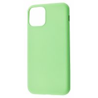 Накладка оригинальная Silicone cover iPhone 11 Pro Max (silky & soft-touch) (green)