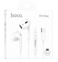 Проводные наушники HOCO M101 Max Crystal [кабель Type-C, микрофон, кнопка ответа]