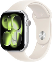 Смарт-часы Apple Watch Series 11 46mm Aluminium Case Silver Sport Band