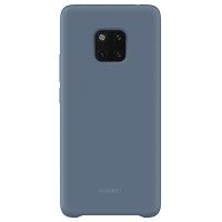 Накладка оригинальная Silicone cover Huawei Mate 20 Pro (silky & soft-touch) (blue)