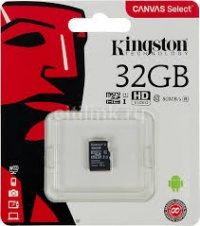 Карта памяти Kingston Canvas Select microSDXC 32Gb Class 10 80MB/s + SD adapter