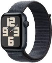 Умные часы Apple Watch SE (2024) GPS 44mm Aluminium Case Midnight/Midnight Sport Loop