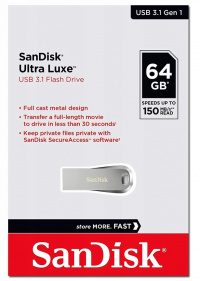 Флеш-накопитель SanDisk Ultra Luxe 64Gb USB 3.1 Flash Drive