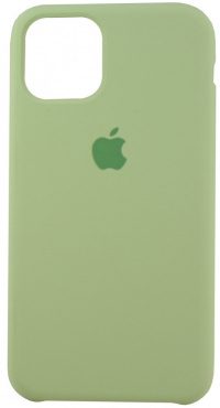 Накладка оригинальная Silicone cover iPhone 12 Mini (silky & soft-touch) (green)