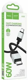 Кабель Type-C to Type-C HOCO X110 Honorific [3.0А, PD60W, 1м]