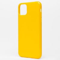 Накладка оригинальная Silicone cover iPhone 11 Pro (silky & soft-touch) (yellow)