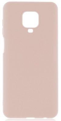 Накладка оригинальная Silicone cover Xiaomi Redmi Note 9 Pro & 9S (silky & soft-touch) (peach)