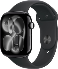 Смарт-часы Apple Watch Series 11 46mm  Aluminium Case Jet Black Sport Band