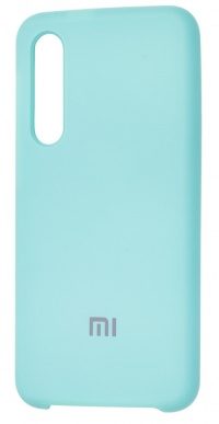 Накладка оригинальная Silicone cover Xiaomi Mi9 (silky & soft-touch) (blue)