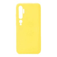 Накладка оригинальная Silicone cover Xiaomi Mi Note 10 (silky & soft-touch) (yellow)