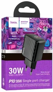 Сетевое зарядное устройство HOCO CS22A Value 30Вт, QC3.0, Type-C